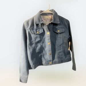 btween Blue Jean Jacket with Gold Buttons